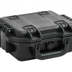 Valise de protection rigide noire 30x24,5x12,5 cm - Transport sécurisé objets fragiles