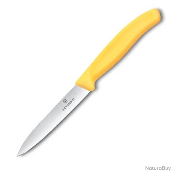 6.7708.C1 Couteau d'office Victorinox Swiss Classic jaune 10cm/bote de 20