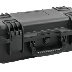Valise rigide noire 46,5 cm en PP avec mousse - Protection portable pour objets précieux