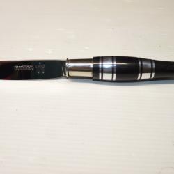 Couteau Nontron 12 cm manche ébène et aluminium