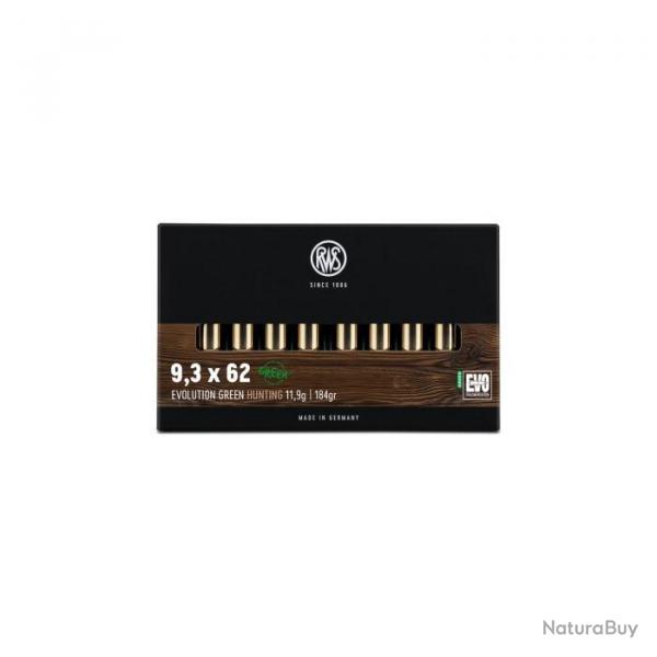 Balles RWS Evo Green - Cal. 9.3x62 - 9.3x62 / Par 1