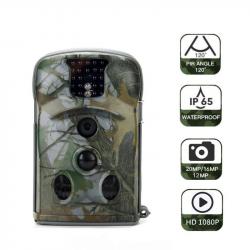 Caméra de chasse à vision nocturne HD, caméra de surveillance photo et vidéo, piège étanche IP66, 20