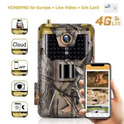 Caméra de suivi des sentiers avec application vidéo en direct 4K/2K, Service Cloud, cellulaire 4G, 3