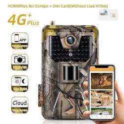 Caméra de suivi des sentiers avec application vidéo en direct 4K/2K, Service Cloud, cellulaire 4G, 3