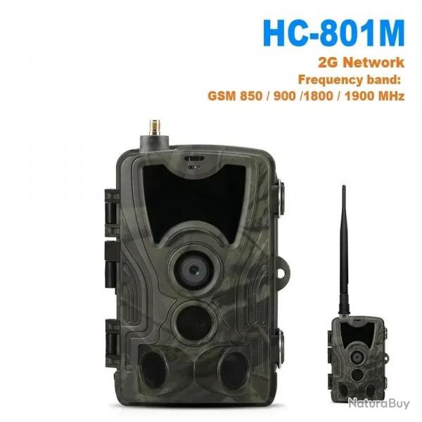 HC-801 Srie Andrea Control 4G 20MP 1080P html Trail Camra Sans Fil quelque part Camras 0.3S Dcle