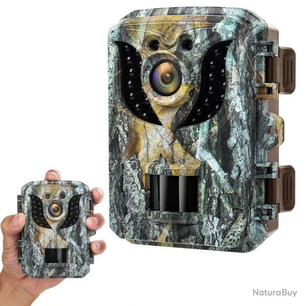 Mini camra de chasse et de suivi des sentiers, 16mp, 1080P HD, Vision nocturne infrarouge, tanche,