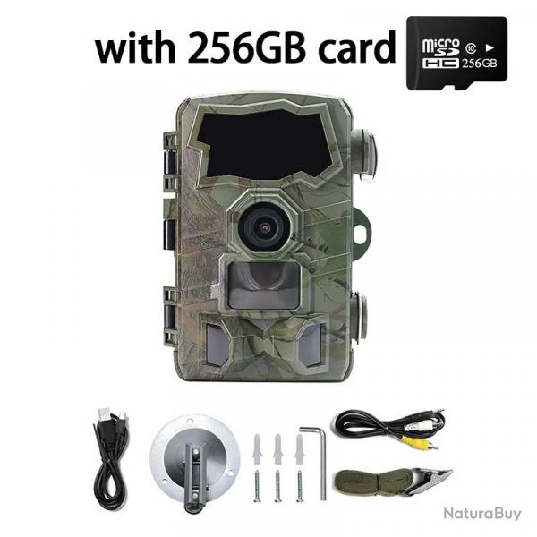 Camra de html 4K avec Tlcommande, WIFI, Bluetooth, 0.2S, Dclencheur Rapide, Vision Nocturne, Mon