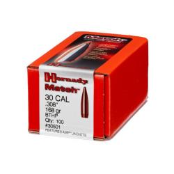 Hornady .308 - 168gr BTHP 100 pcs