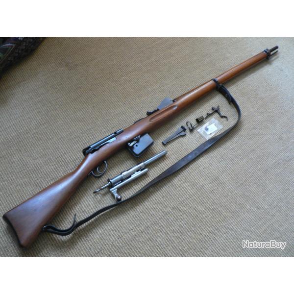 Trs beau fusil suisse SCHMIDT RUBIN modle 1889,catgorie D.