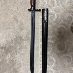 Baïonnette remington 1917 avec fourreau