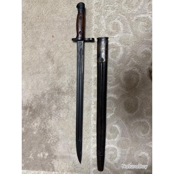Baonnette remington 1917 avec fourreau