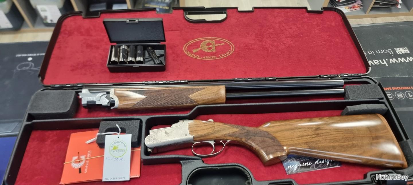 Omps Porte Bretelle Pour Fusil Superposé Calibre 12 - Crochet Métal Noir Fabriqué En Italie