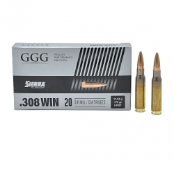 GGG 308 WIN ogives 175gr sierra HPBT x20
