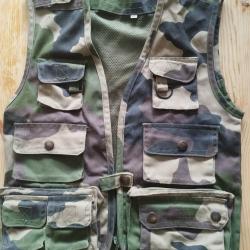 Gilet combat camouflage C.E enfant
