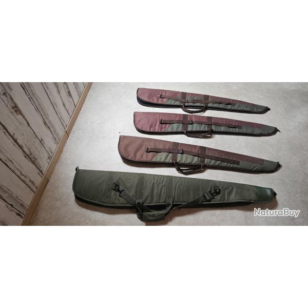 fourreaux  housses simple ou double  pour carabine de chasse