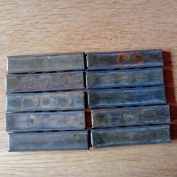 lot de 10 clips, lame chargeur tchèques pour cartouches de 7,9x57 ww2