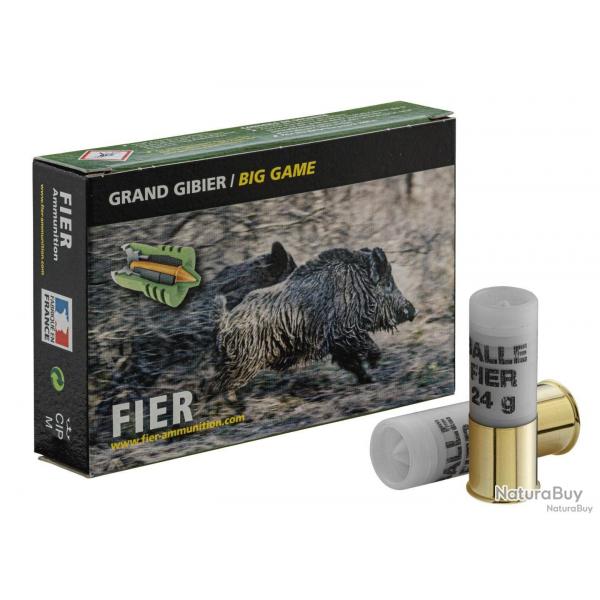 Cartouches Fier  balle Classic light 24 g - Cal.12/70 bte de 5
