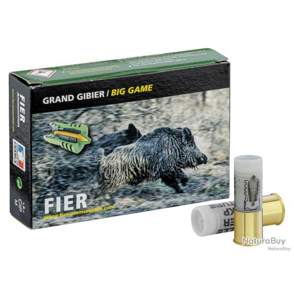 Cartouche Fier  balle Expansive 27,5 g - Cal.12/70 bte de 5