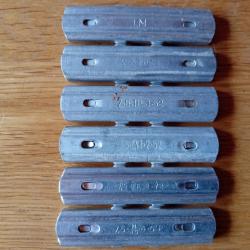 lot de 6 clips, lame chargeur français pour cartouches de 7,5x54 MAS