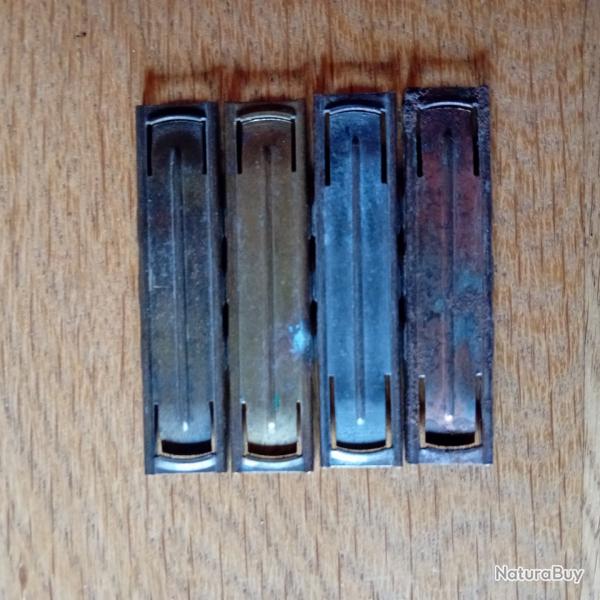 lot de 4 clips 7,9x57 mauser WW1