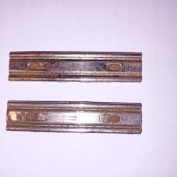 lot de 2 lames chargeur WW1 pour 7,9x57 mauser marquage DM et H