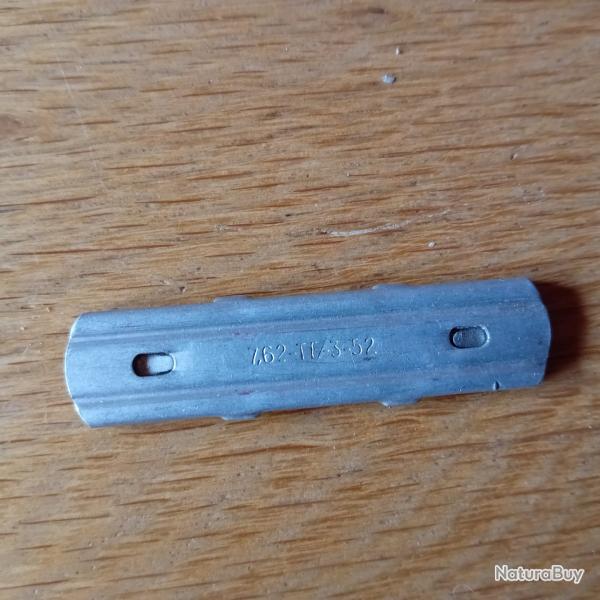 1 clip, lame chargeur de 7,62x51 otan