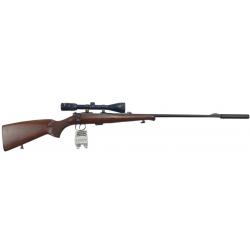 OCCASION - CARABINE CZ 452-2E ZKM CAL.22LR + LUNETTE 3-9X40 + MODERATEUR