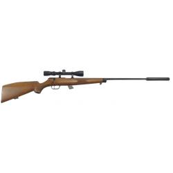OCCASION - CARABINE KRICO MODELE 302AL CAL.22LR + LUNETTE 3-9X40 + MODERATEUR