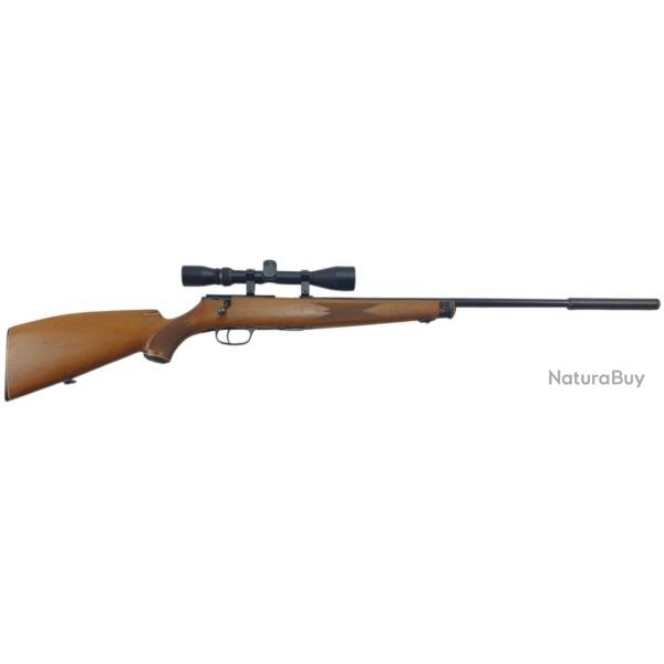 OCCASION - CARABINE KRICO MOD. 302 AL CAL.22LR + LUNETTE 3-9X40 + MODERATEUR
