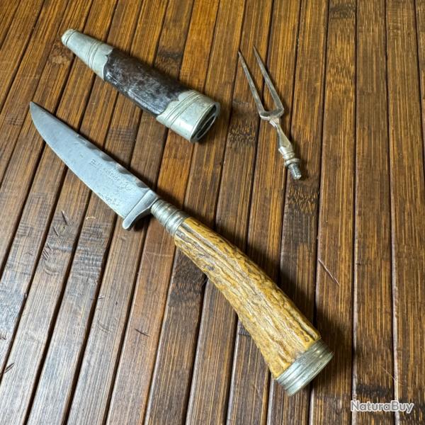 COUTEAU TRADITIONNEL ALLEMAND ED-WSTHOF A SOLINGEN DEPUIS 1814 - De 1900-1920