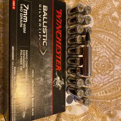 20 Balles Winchester cal. 7mm WSM Ballistic Silvertip 140 grains