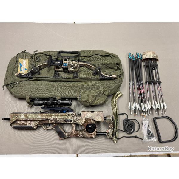 Excalibur Assassin 400 TD - Take Down, avec jeu de branches spare et accessoires