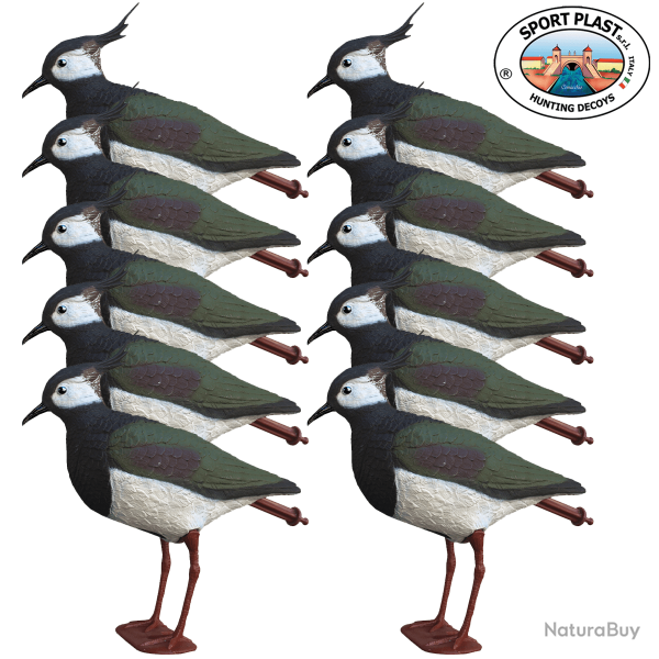 Pack 10 appelants vanneaux hupps  pattes SPORTPLAST