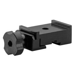 Pied Aluminium Monobloc Delory-Brumard - Rail 11mm - Compatible Compensateur - Stabilité et Précisio