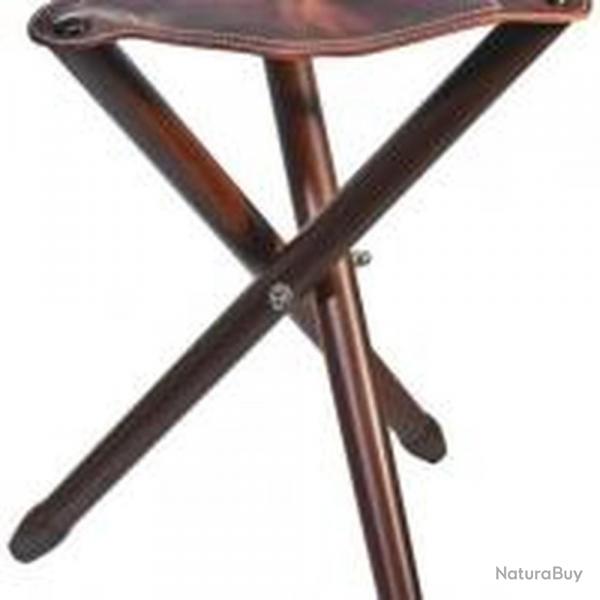 Trpied Luxe Country Sellerie - Dessus Cuir - Base Aluminium - Stabilit et lgance pour la Chasse 