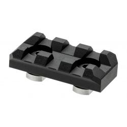 Rail Aluminium Clawgear M-LOK - 3 Slots - Léger et Résistant - Modularité Optimale pour Accessoires 
