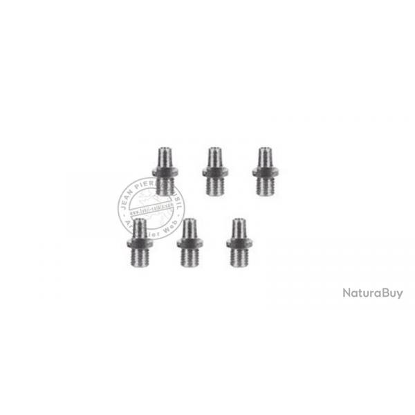 6 chemines Inox pour Revolver poudre noire PIETTA