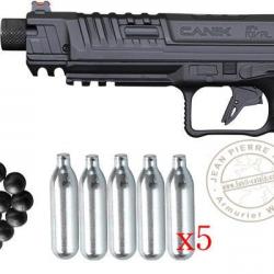 Pistolet CO2 à balles de caoutchouc CANiK SFx RIVAL Cal.50 (18 Joules)