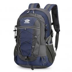 SAC À DOS 35L - IMPERMÉABLE - MULTIPOCHES - BLEU FONCÉ - LIVRAISON GRATUITE