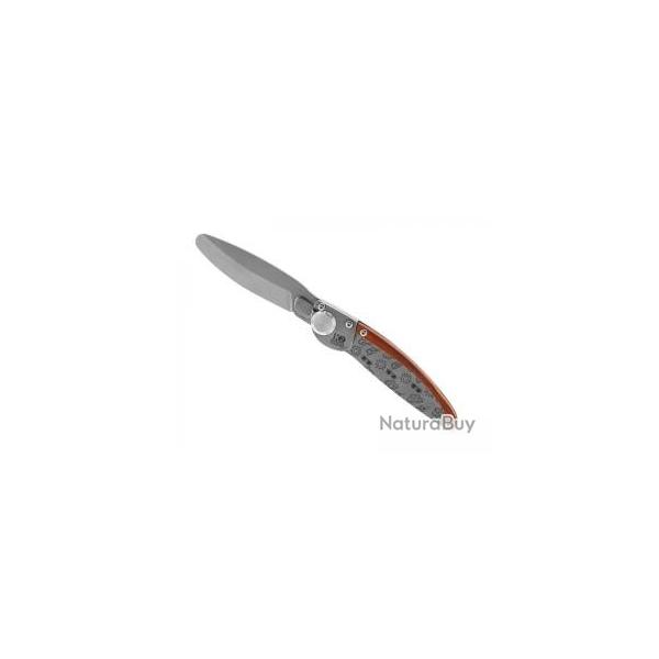 Couteau K2 KIDS lame  bout rond acier Z40C13 microbill manche dcor soleil +tui