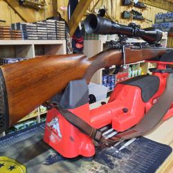 carabine artisanale allemande calibre 7x66 boitier mauser 98 canon buhler 66cm lunette zeiss 2,5x10