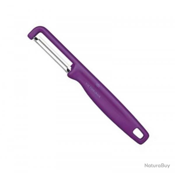 Ple-tomates (plucheur universel) "Iota" lame dente, Couleur violet [Victorinox]