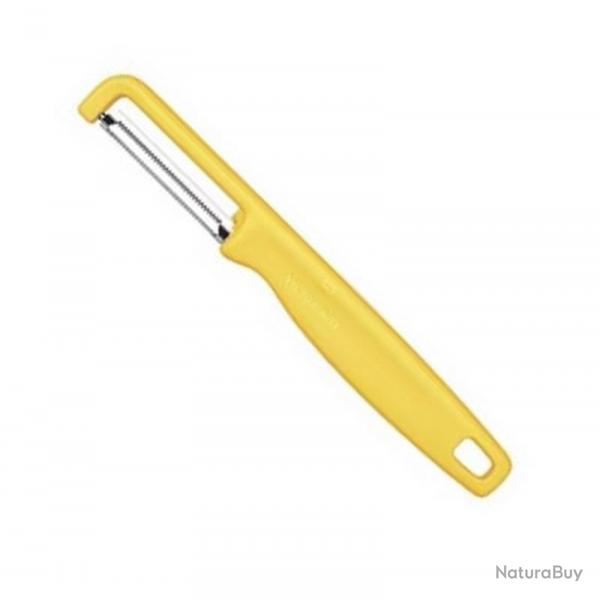 Ple-tomates (plucheur universel) "Iota" lame dente, Couleur jaune [Victorinox]
