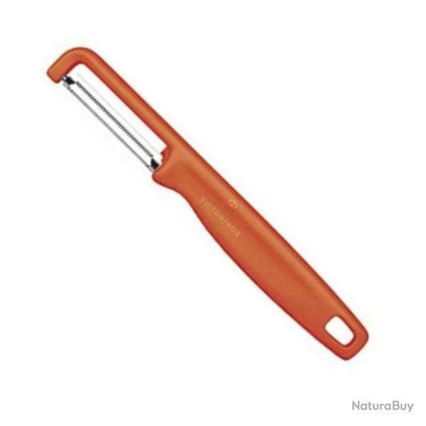 Ple-tomates (plucheur universel) "Iota" lame dente, Couleur orange [Victorinox]