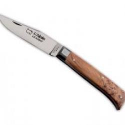 Couteau Au Sabot L'ALPIN lame acier inox 12C27 manche en genévrier