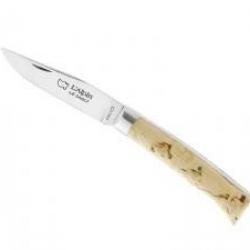 Couteau Au Sabot L'ALPIN lame acier inox 12C27 manche en bouleau