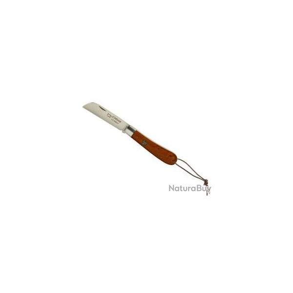 Couteau Au Sabot  L'ARMOR lame pied de mouton acier inox 12C27 manche en teck