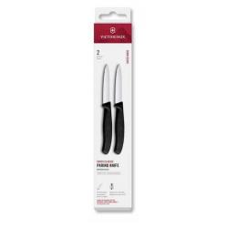 6.7603.2 Set 2 couteaux office Victorinox SwissClassic noir 8cm