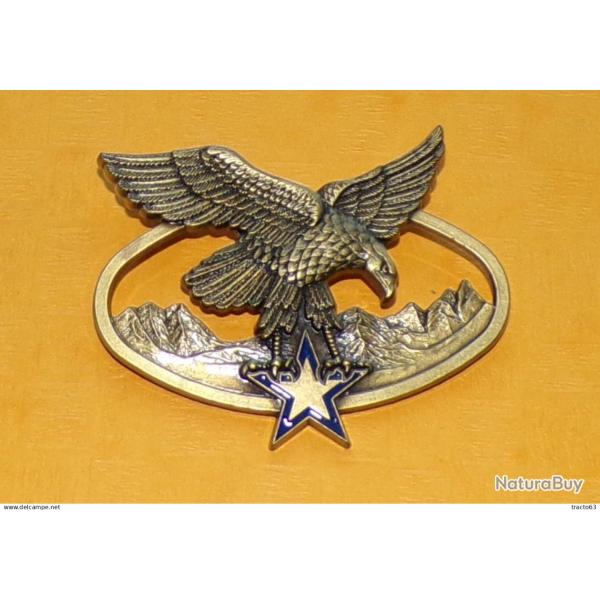 Brevet de Chef d'Equipe de Haute Montagne, 2 pontets, FABRICANT DELSART ,HOMOLOGATION GS 138,ETAT V