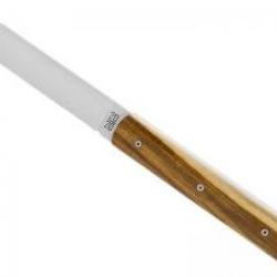 Couteau Le fidèle  20/20 lame pied de mouton acier 12C27 manche en pistachier +pochette